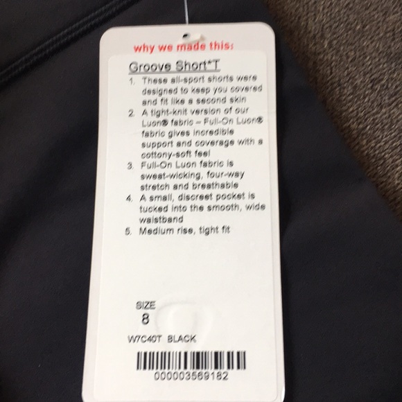 Lululemon Groove Short *Full-On Luon (TALL) - Picture 7 of 8